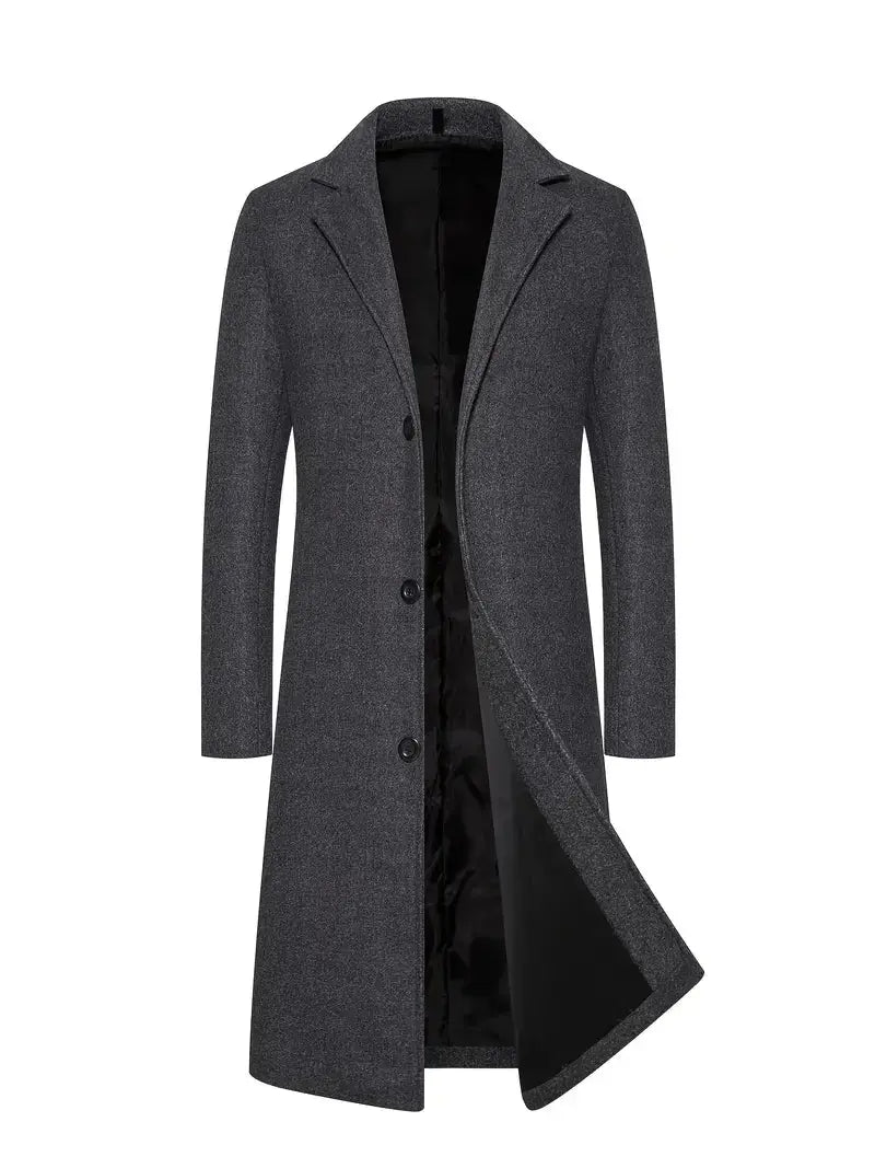 Men’s Classic Long Overcoat