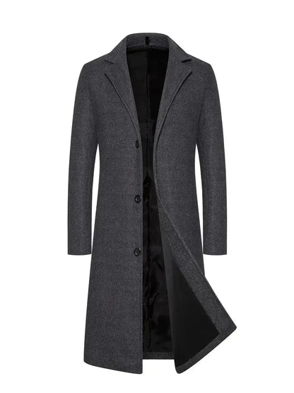 Men’s Classic Long Overcoat