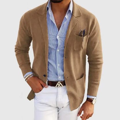 Men’s Casual Knit Blazer