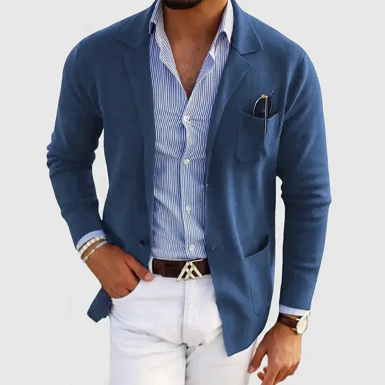 Men’s Casual Knit Blazer