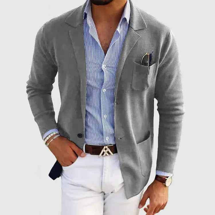 Men’s Casual Knit Blazer