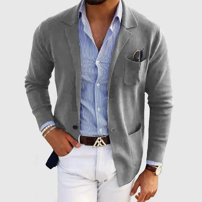 Men’s Casual Knit Blazer