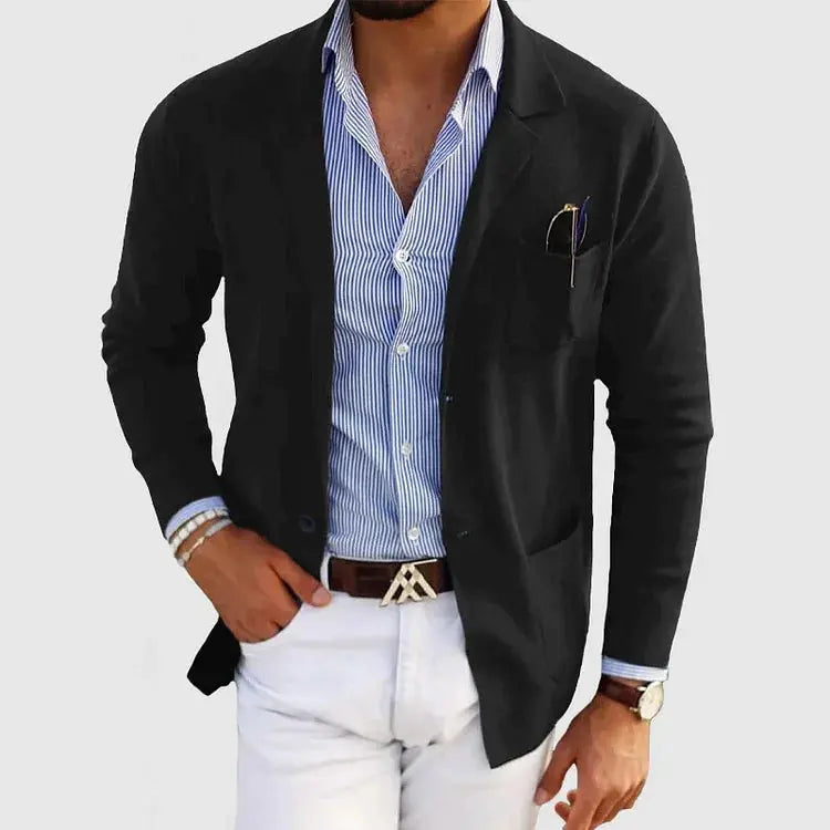 Men’s Casual Knit Blazer