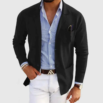 Men’s Casual Knit Blazer