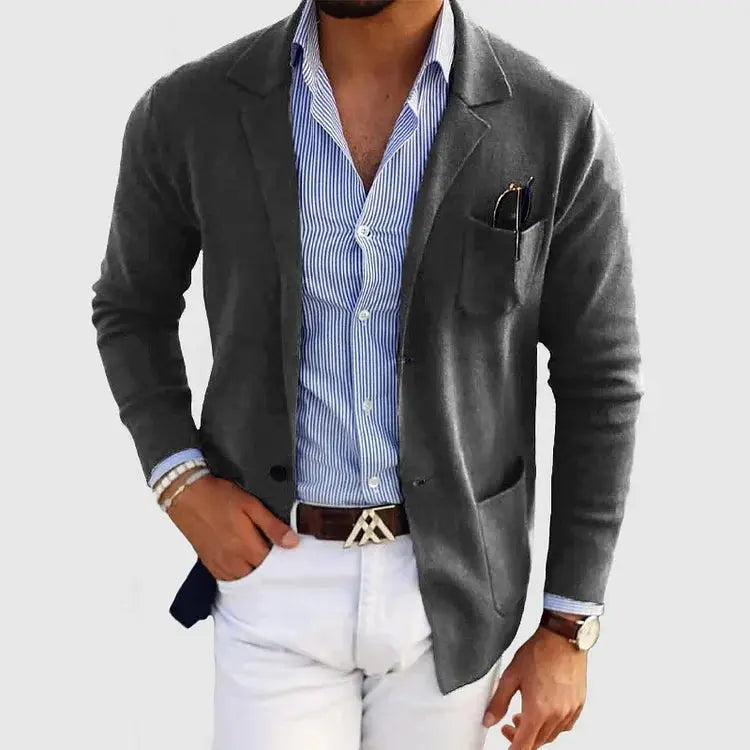 Men’s Casual Knit Blazer