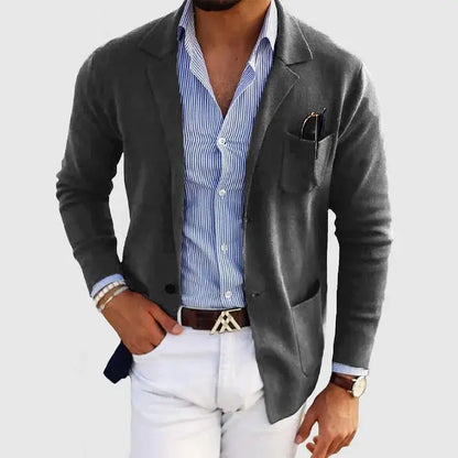 Men’s Casual Knit Blazer