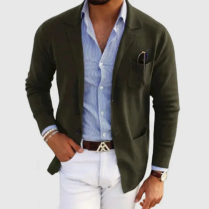 Men’s Casual Knit Blazer