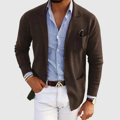 Men’s Casual Knit Blazer