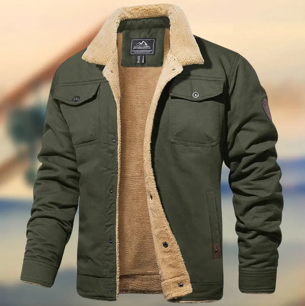 Men’s Teddy-Lined Winter Jacket