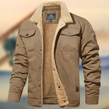 Men’s Teddy-Lined Winter Jacket
