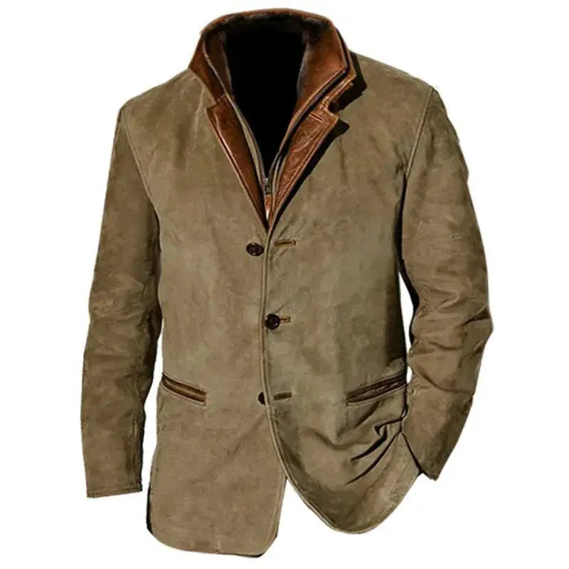 Men’s Button-Up Winter Jacket