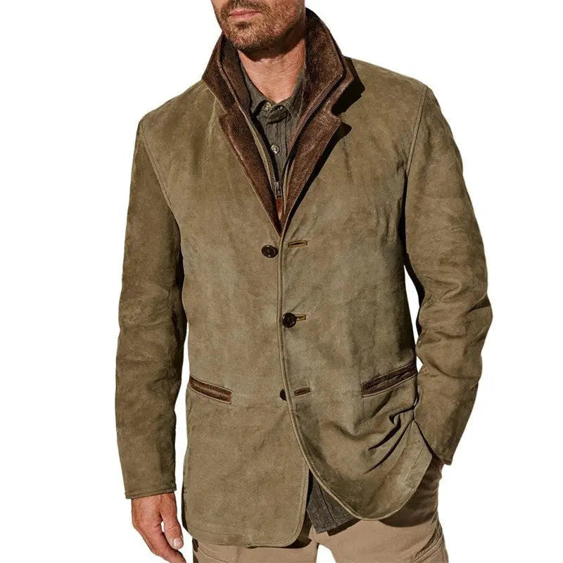 Men’s Button-Up Winter Jacket