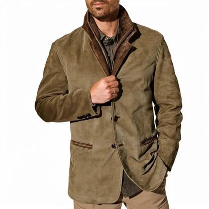 Men’s Button-Up Winter Jacket