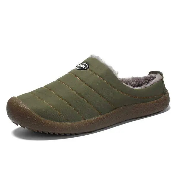 Men’s Winter Fleece-Lined Slippers