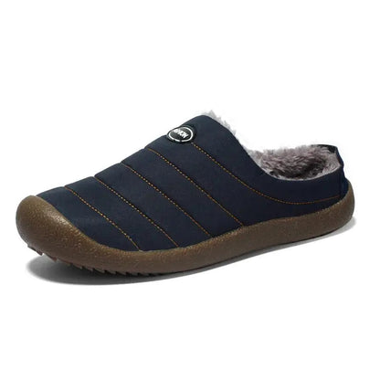 Men’s Winter Fleece-Lined Slippers
