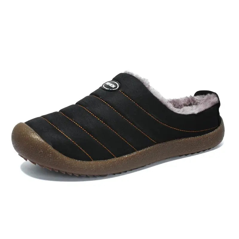 Men’s Winter Fleece-Lined Slippers