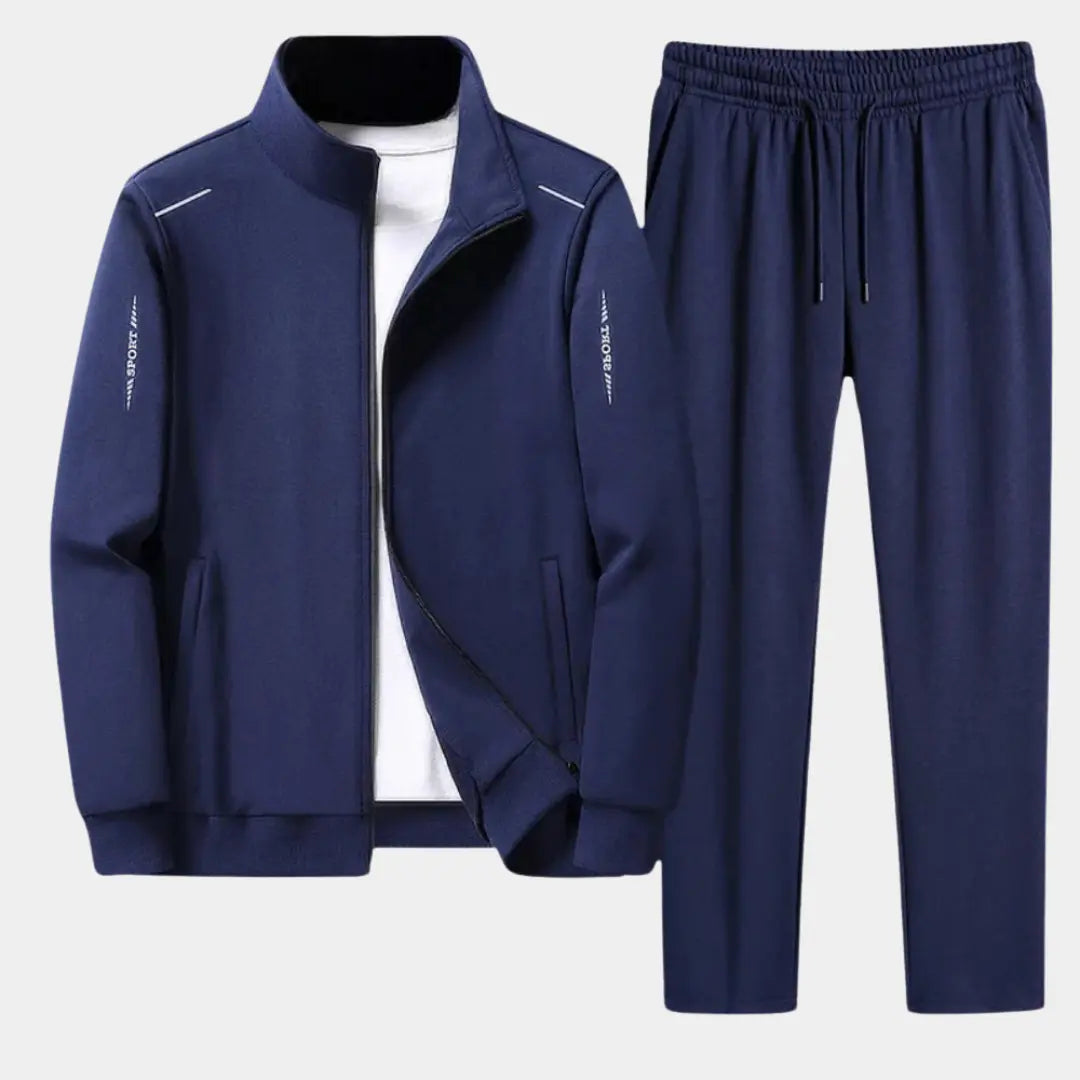 Men’s Zip-Up Winter Tracksuit Set