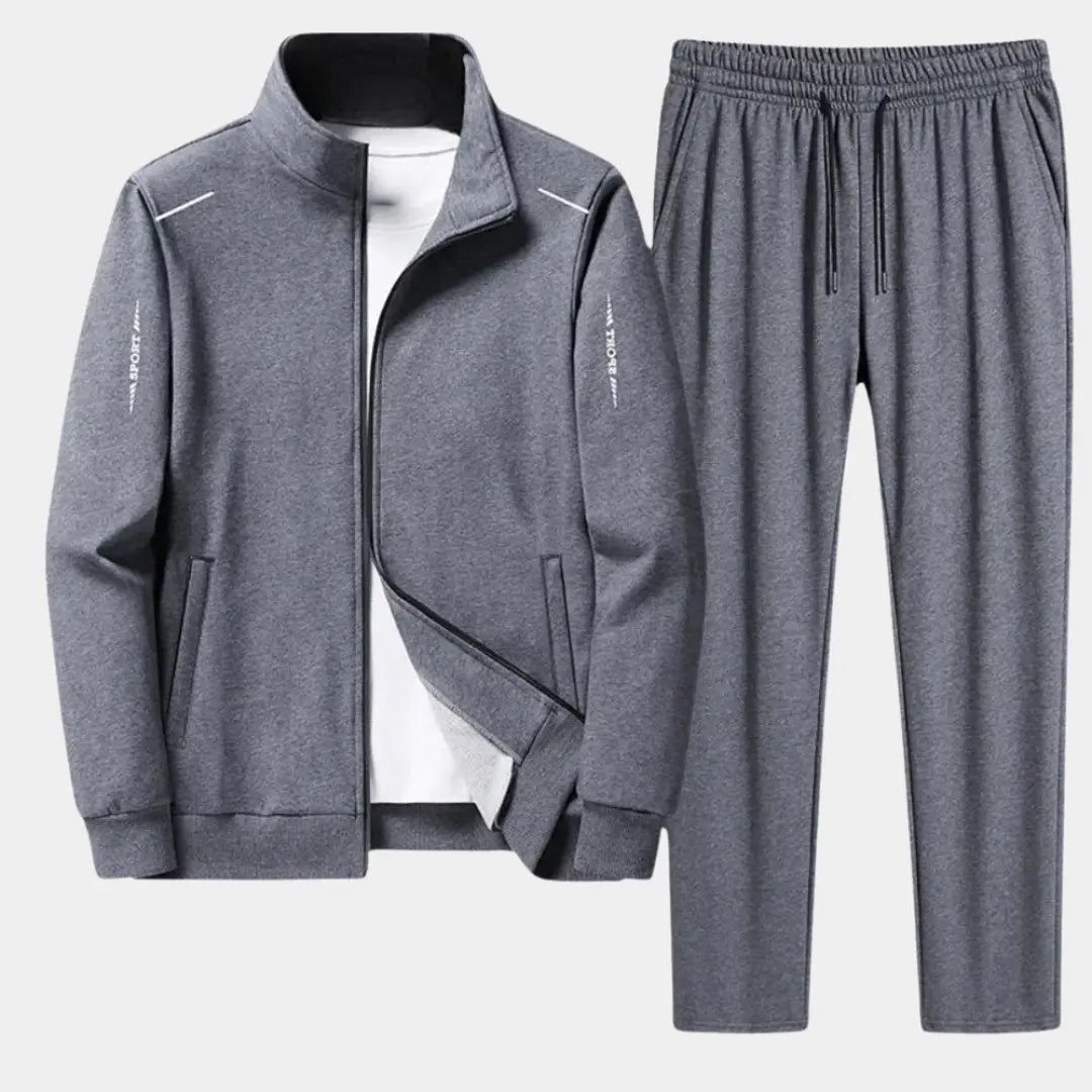 Men’s Zip-Up Winter Tracksuit Set