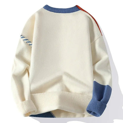 Men’s Color Block Knit Sweater