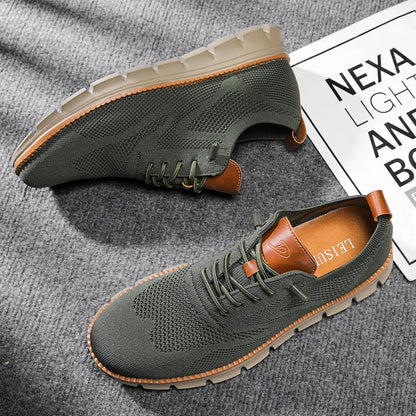 Men’s Ultra-Cushioned Breathable Knit Sneakers