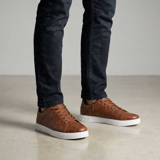 Men’s Low-Top Lace-Up Casual Sneakers