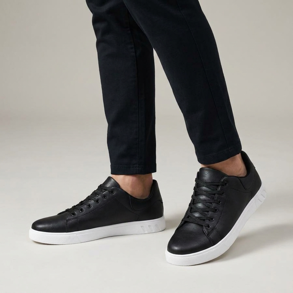 Men’s Low-Top Lace-Up Casual Sneakers