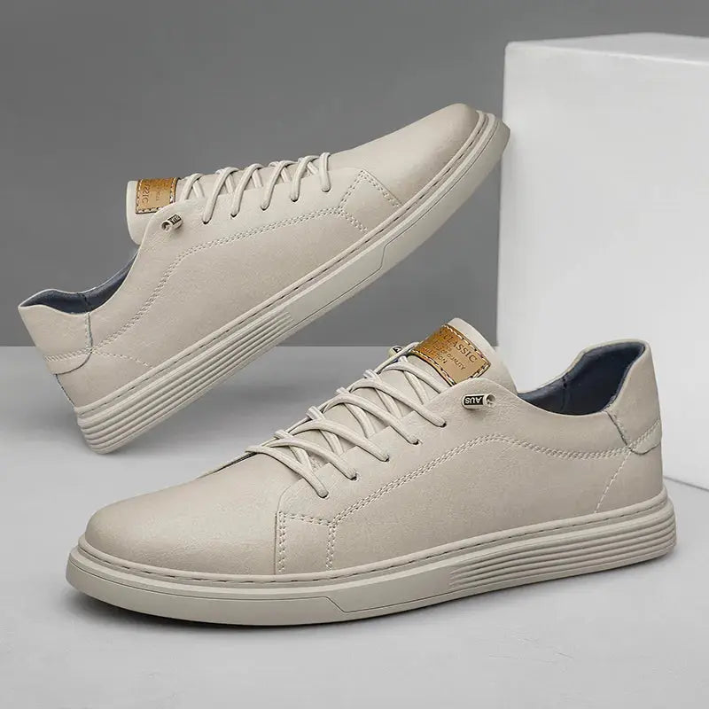 Men’s Classic Comfort Faux Leather Sneakers