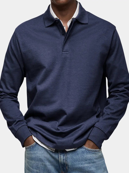 Luxury Long Sleeve Polo