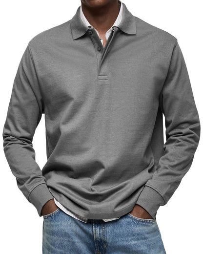 Luxury Long Sleeve Polo
