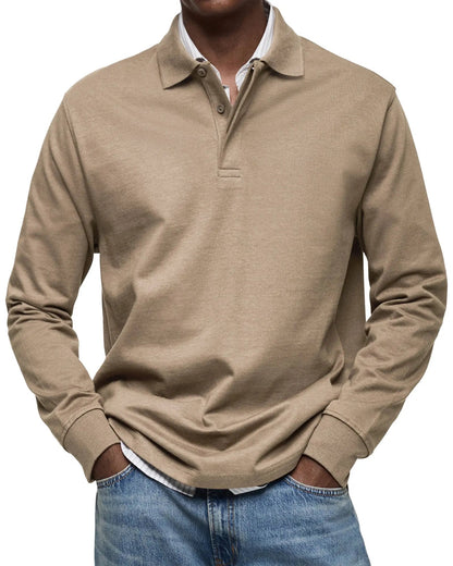 Luxury Long Sleeve Polo