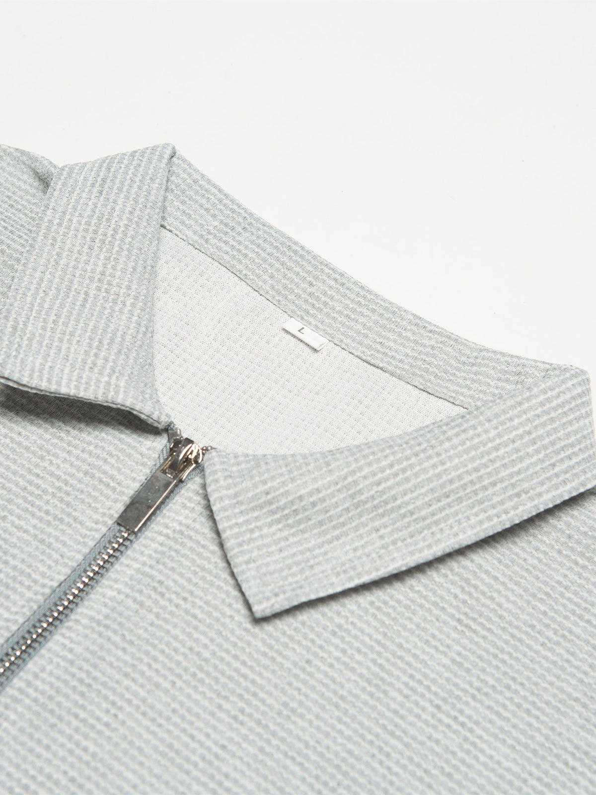 ZIP-UP SHORT SLEEVE SHIRT FOR MEN