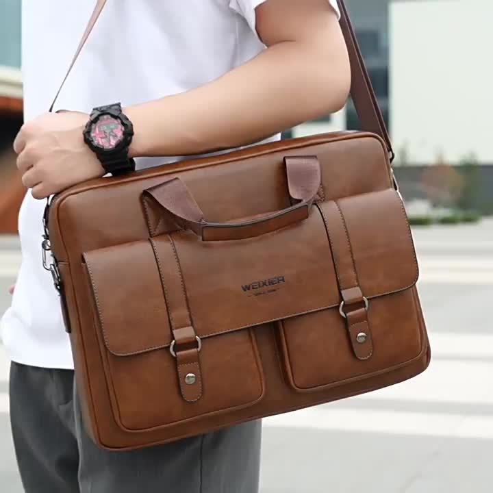 VINTAGE BUSINESS BRIEFCASE FOR MEN