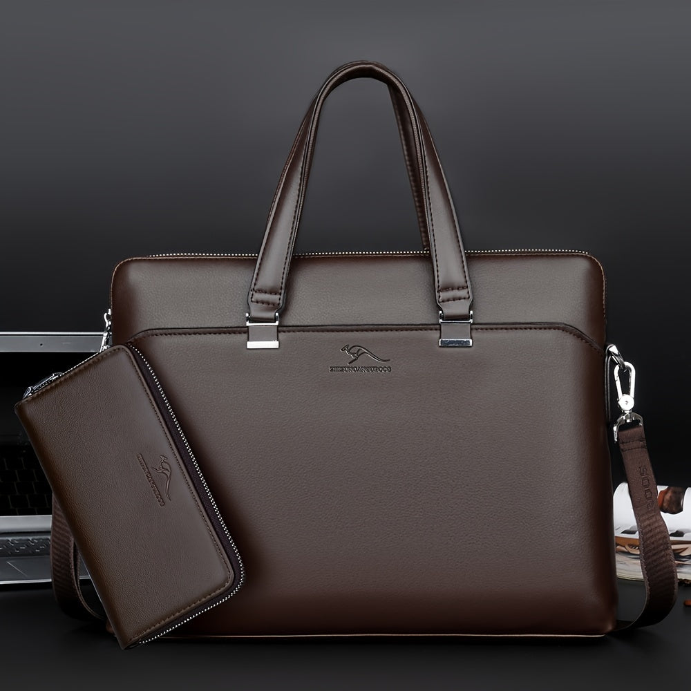TWO-PIECE BRIEFCASE SET FOR MEN