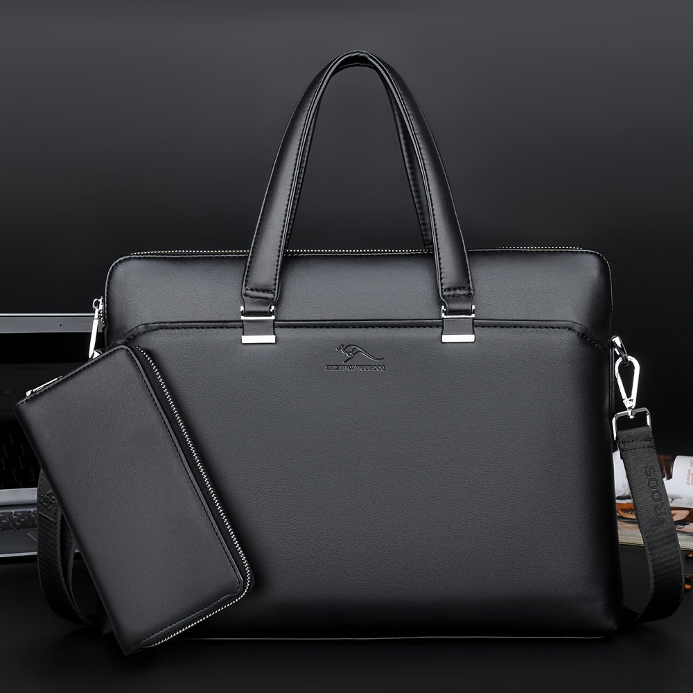 TWO-PIECE BRIEFCASE SET FOR MEN