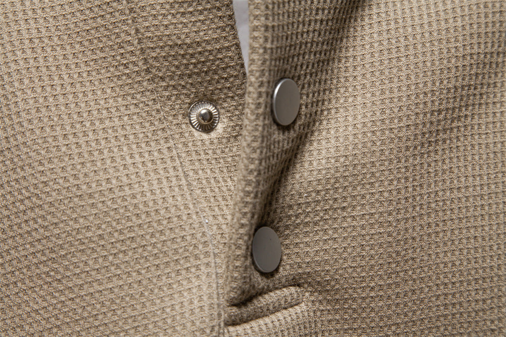 TEXTURED HENLEY SWEATSHIRT FOR MEN