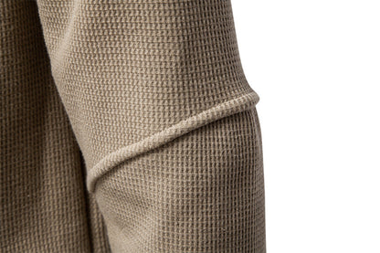 TEXTURED HENLEY SWEATSHIRT FOR MEN