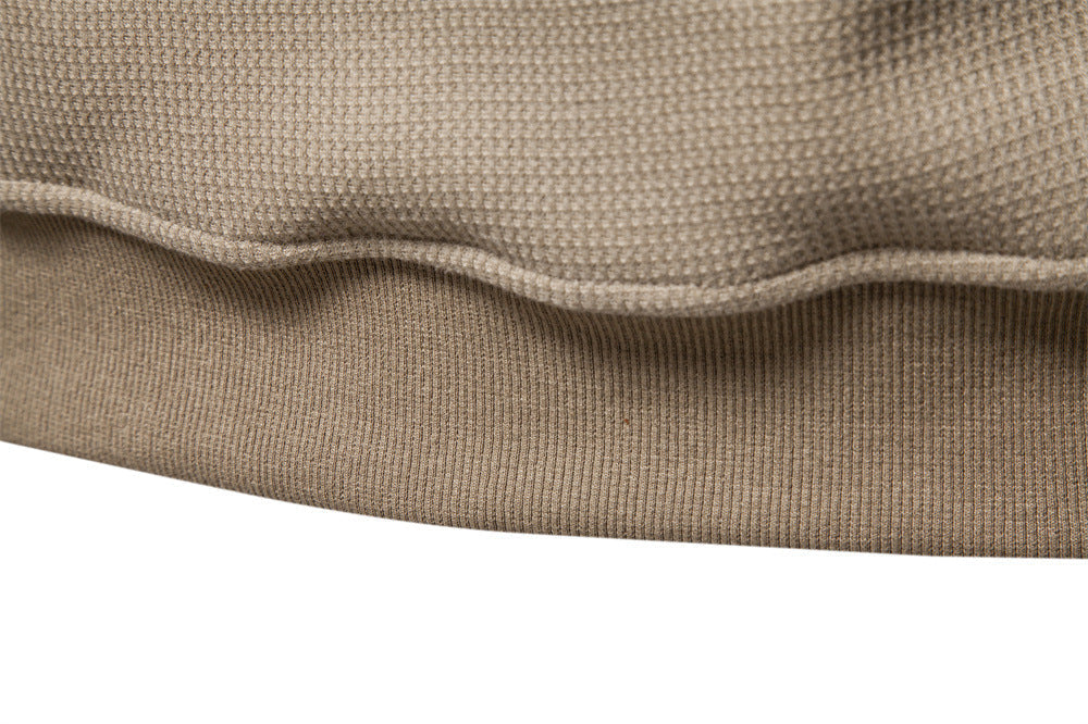 TEXTURED HENLEY SWEATSHIRT FOR MEN