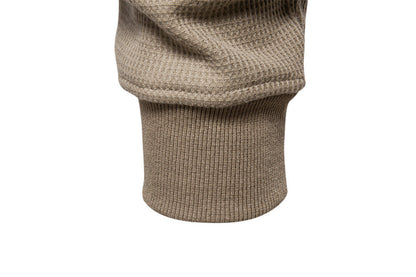 TEXTURED HENLEY SWEATSHIRT FOR MEN