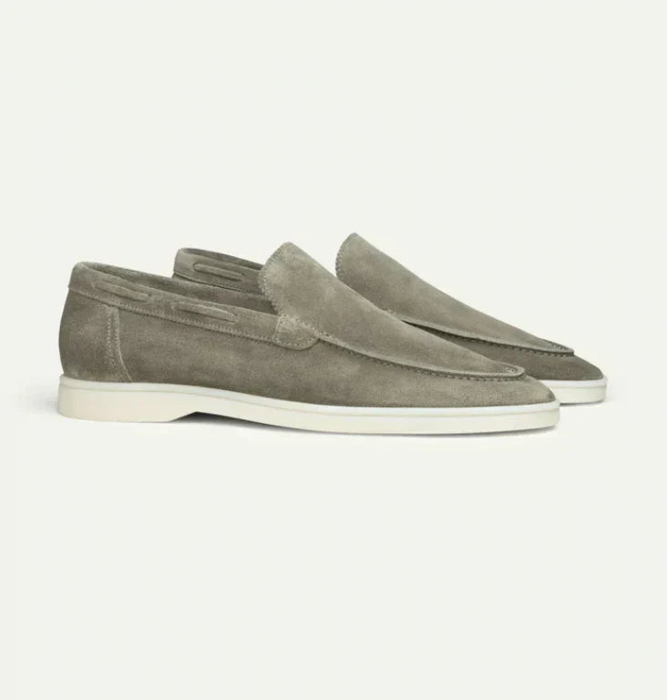 SUEDE SLIP-ON LOAFERS FOR MEN