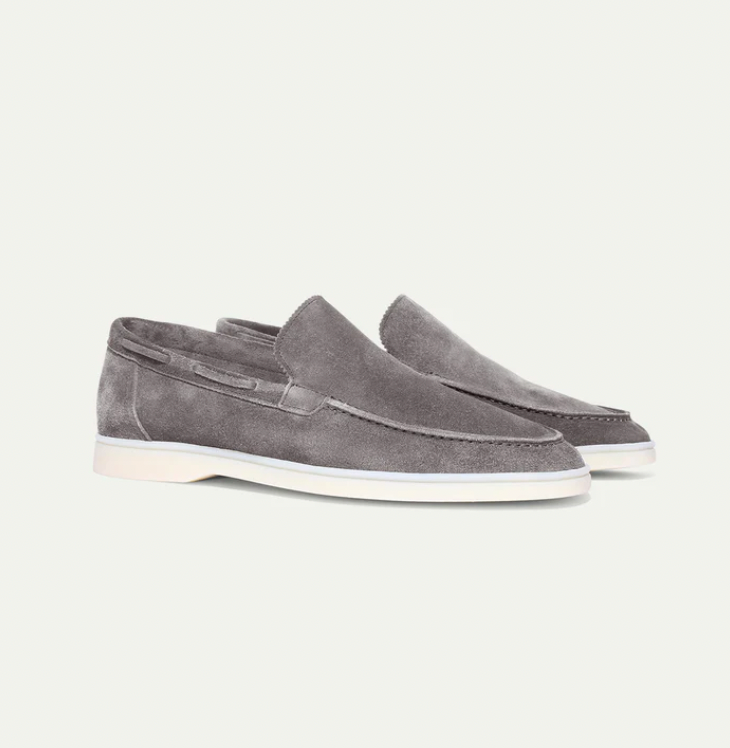 SUEDE SLIP-ON LOAFERS FOR MEN