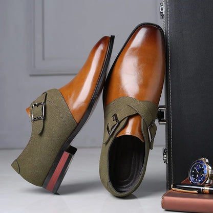 DUAL-TONE LOAFERS FOR MEN