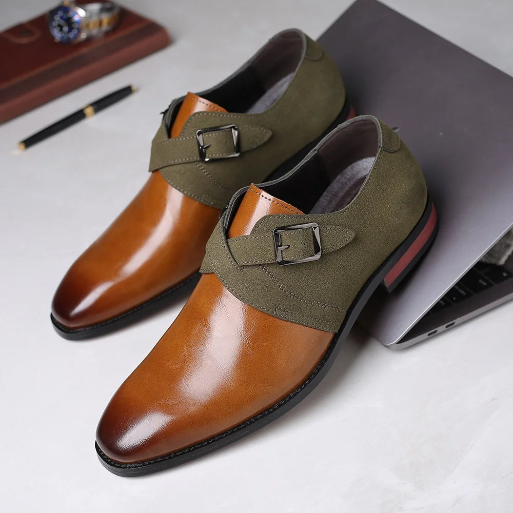 DUAL-TONE LOAFERS FOR MEN