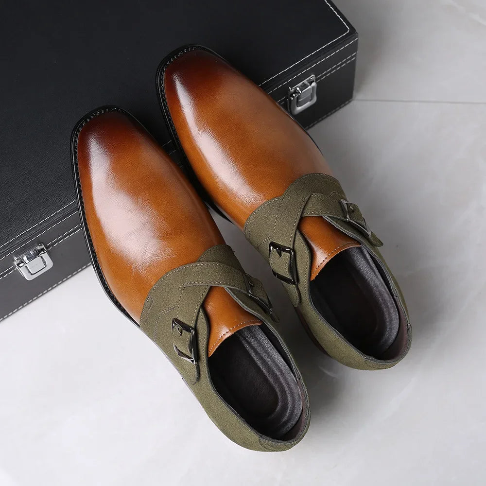 DUAL-TONE LOAFERS FOR MEN