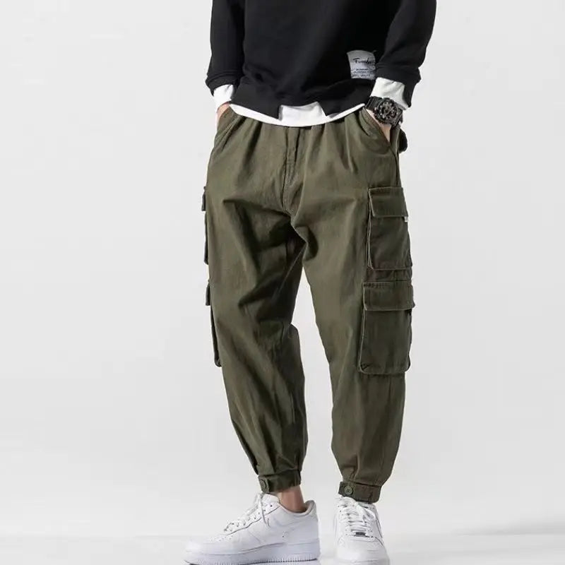 TAPERED CARGO PANTS FOR MEN