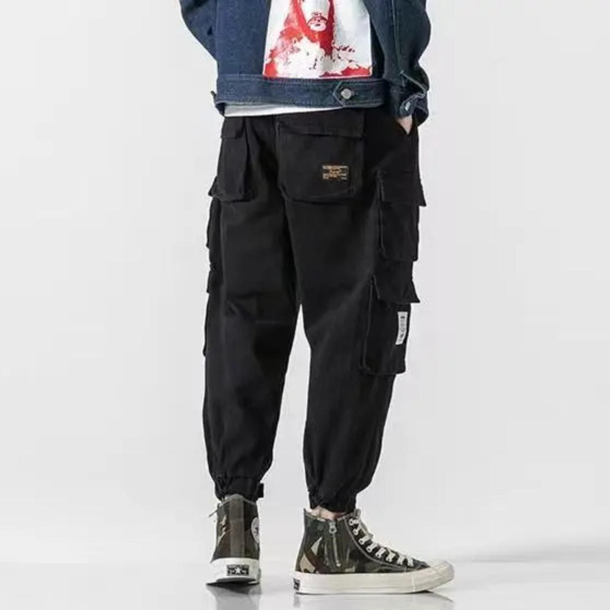 TAPERED CARGO PANTS FOR MEN