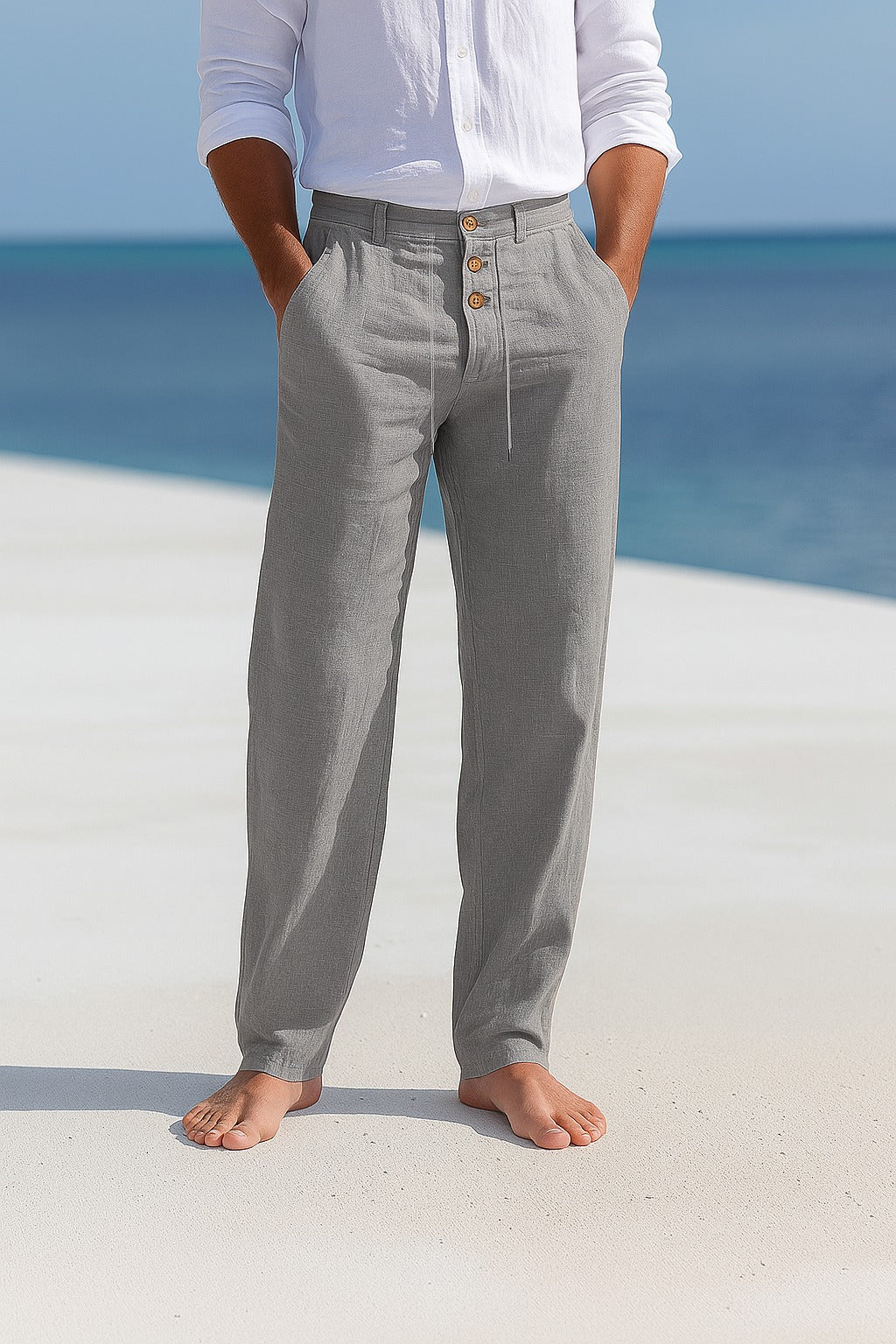 STRAIGHT-LEG TROUSERS FOR MEN