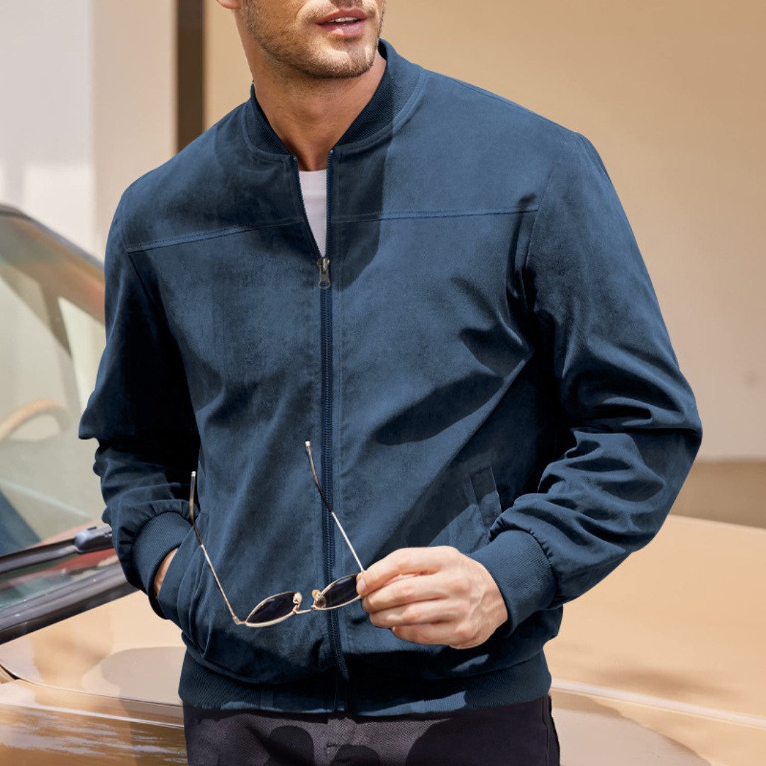 FAUX BOMBER JACKET FOR MEN
