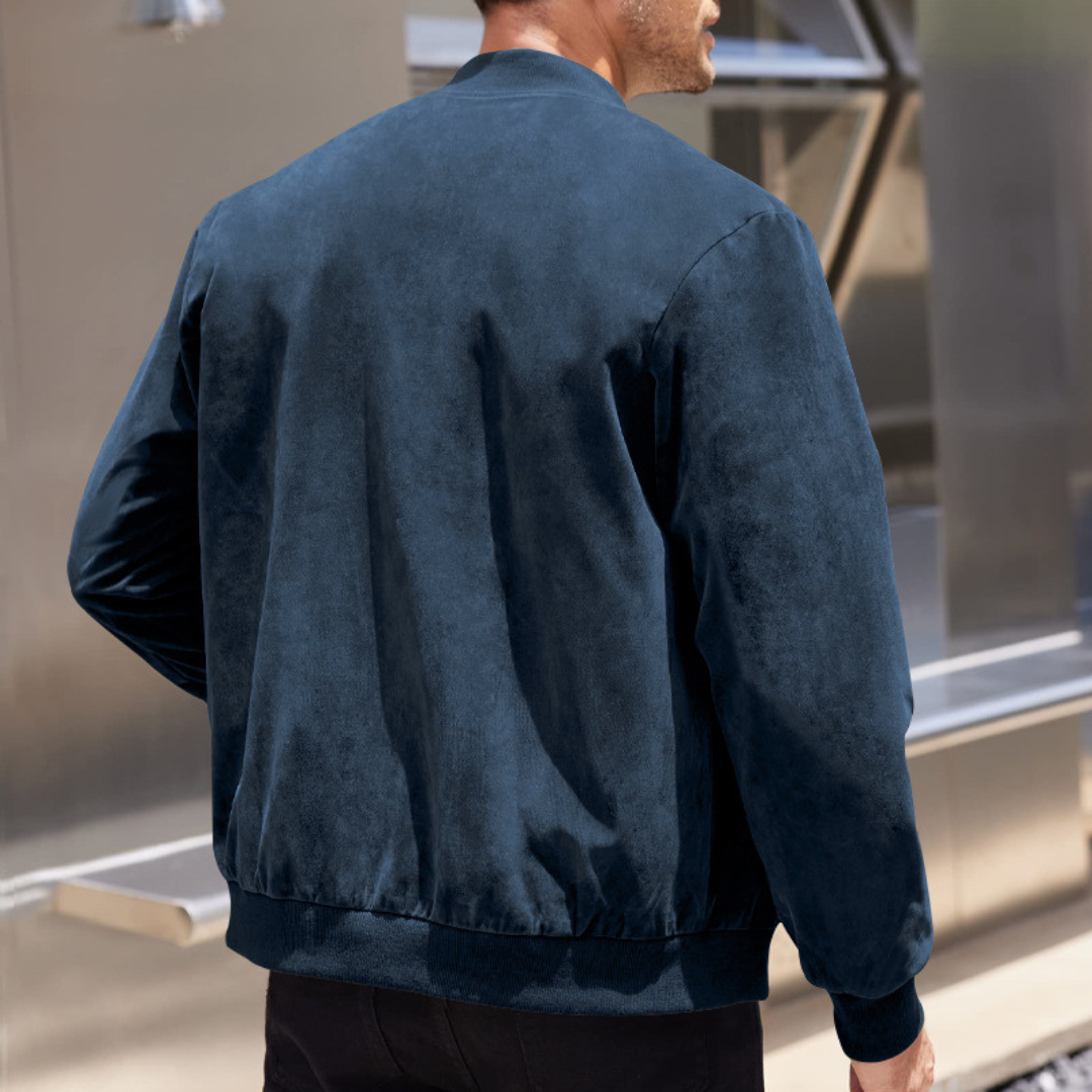 FAUX BOMBER JACKET FOR MEN