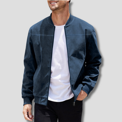 FAUX BOMBER JACKET FOR MEN