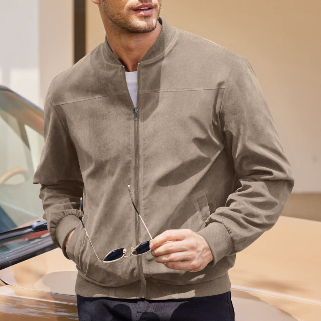 FAUX BOMBER JACKET FOR MEN